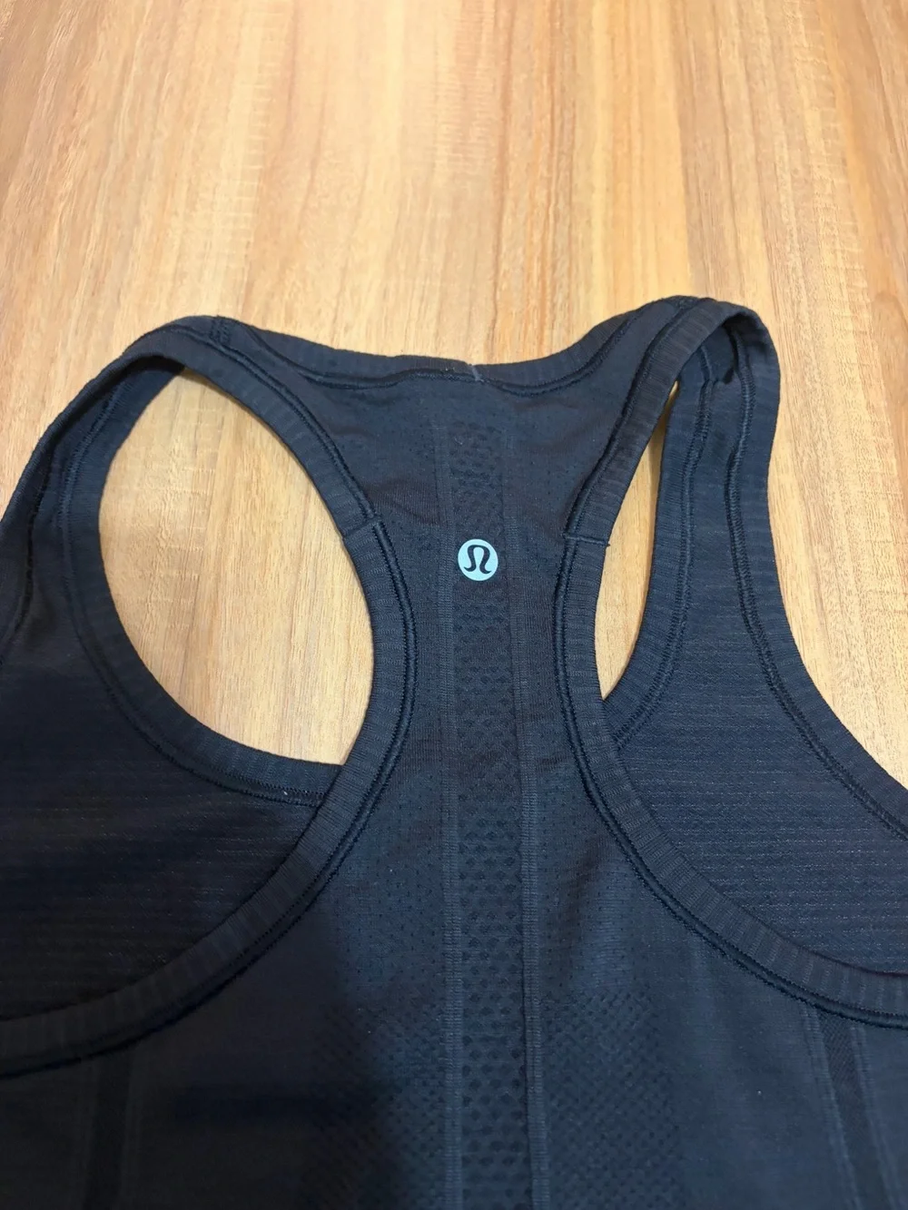 lululemon athletica Black Racerback Workout Tank